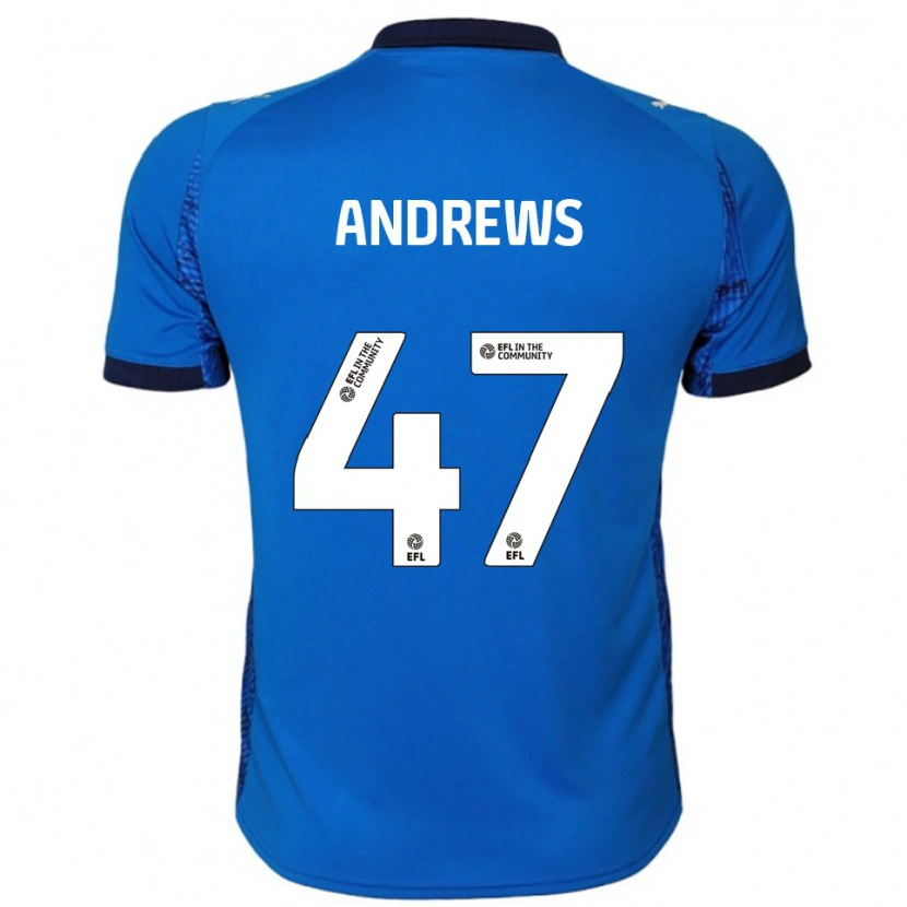 Danxen Kinder Joe Andrews #47 Blau Weiß Heimtrikot Trikot 2025/26 T-Shirt Österreich
