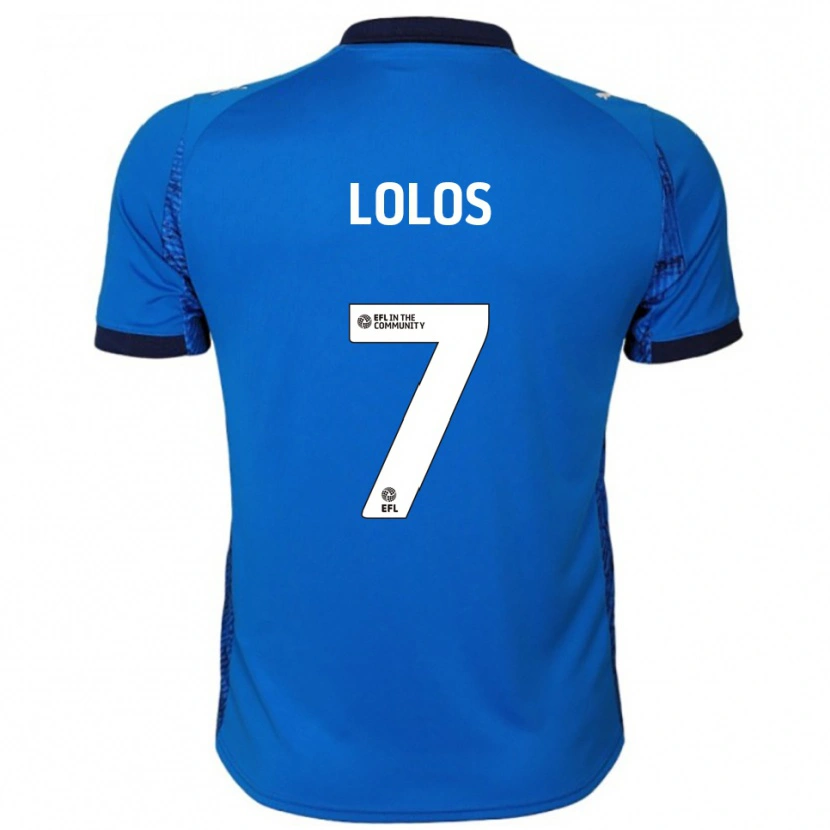 Danxen Kinder Klaidi Lolos #7 Blau Weiß Heimtrikot Trikot 2025/26 T-Shirt Österreich