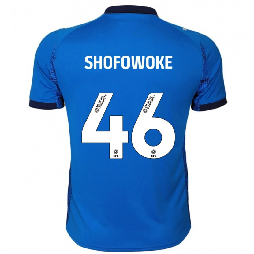 Danxen Kinder Boluwatife Shofowoke #46 Blau Weiß Heimtrikot Trikot 2025/26 T-Shirt Österreich