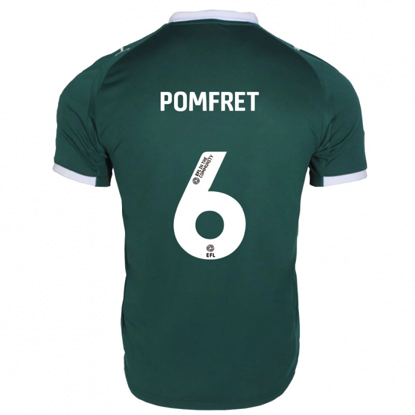Danxen Kinder Taya Pomfret #6 Grün Weiß Heimtrikot Trikot 2025/26 T-Shirt Österreich