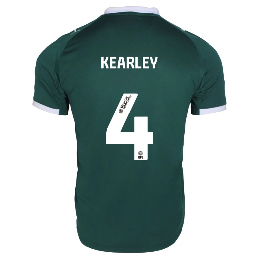 Danxen Kinder Amii Kearley #4 Grün Weiß Heimtrikot Trikot 2025/26 T-Shirt Österreich