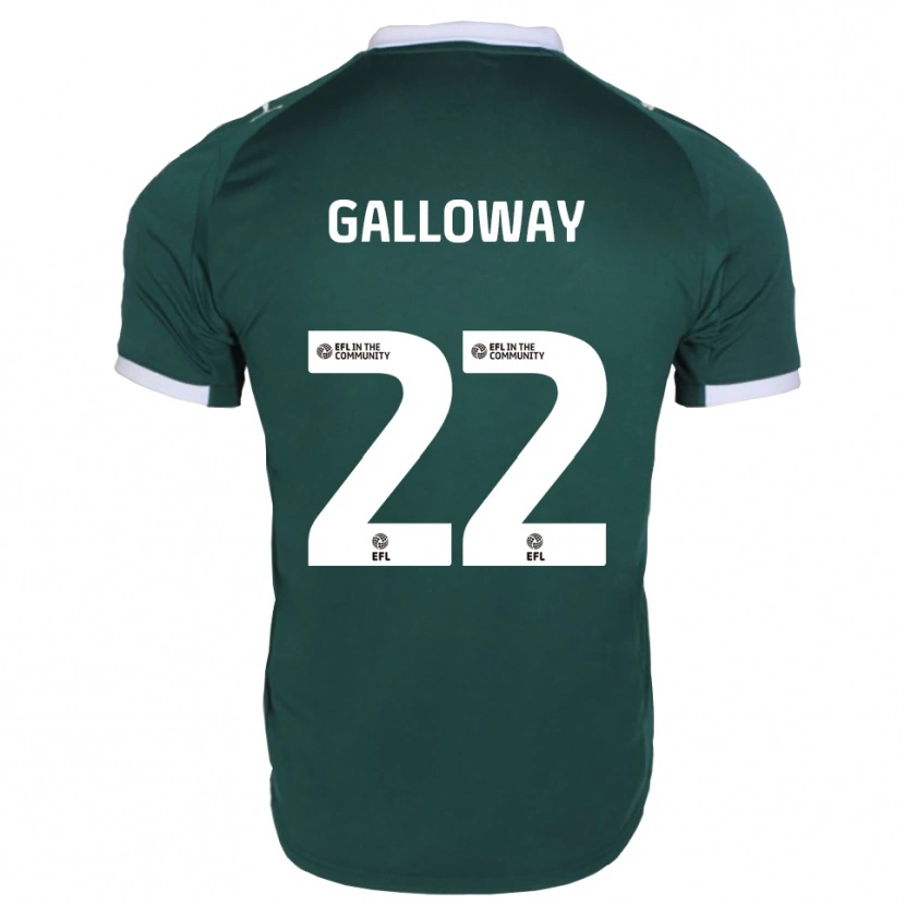Danxen Kinder Brendan Galloway #22 Grün Weiß Heimtrikot Trikot 2025/26 T-Shirt Österreich
