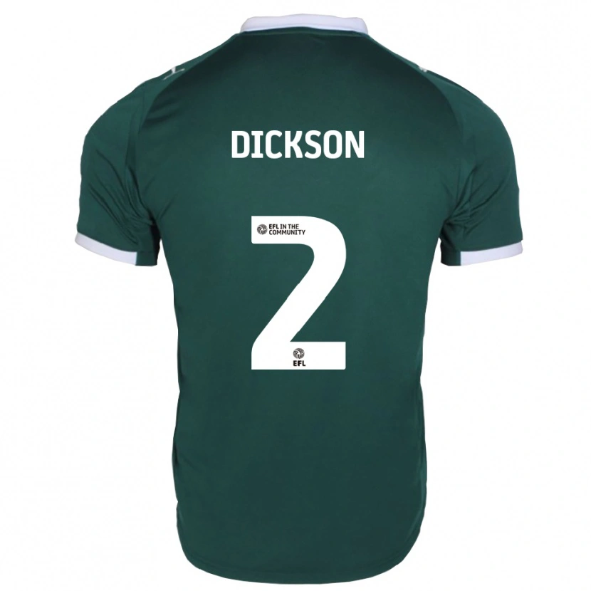 Danxen Kinder Kathryn Dickson #2 Grün Weiß Heimtrikot Trikot 2025/26 T-Shirt Österreich