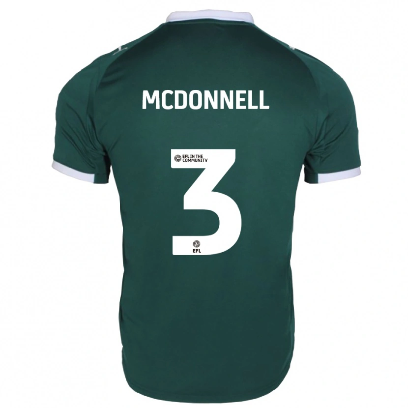 Danxen Kinder Rosie Mcdonnell #3 Grün Weiß Heimtrikot Trikot 2025/26 T-Shirt Österreich