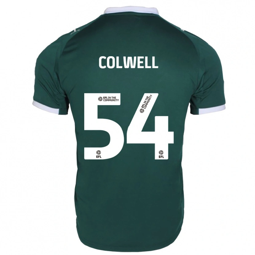 Danxen Kinder Lewis Colwell #54 Grün Weiß Heimtrikot Trikot 2025/26 T-Shirt Österreich