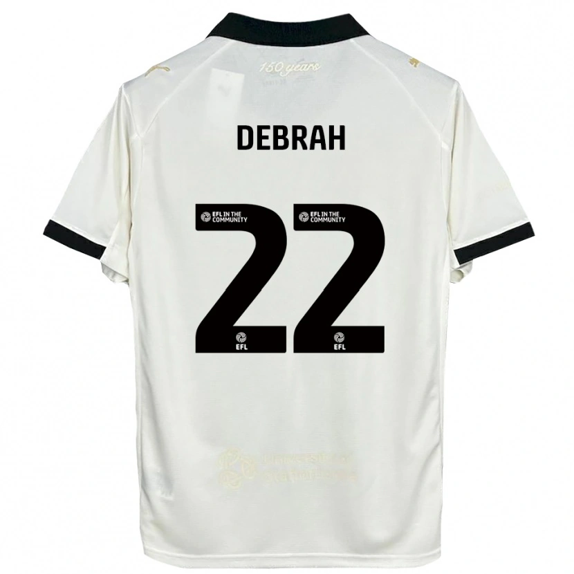 Danxen Kinder Jesse Debrah #22 Cremeweiß Schwarz Heimtrikot Trikot 2025/26 T-Shirt Österreich