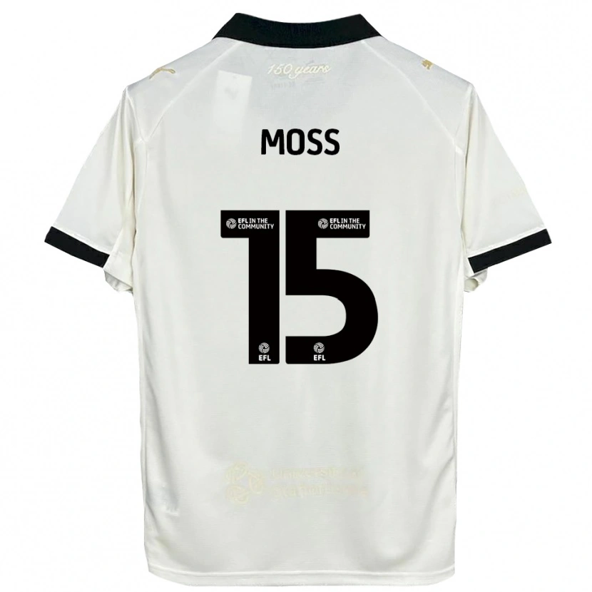 Danxen Kinder Lucy Moss #15 Cremeweiß Schwarz Heimtrikot Trikot 2025/26 T-Shirt Österreich