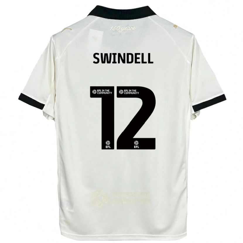 Danxen Kinder Chloe Swindell #12 Cremeweiß Schwarz Heimtrikot Trikot 2025/26 T-Shirt Österreich
