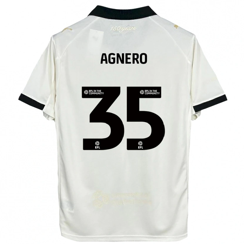 Danxen Kinder Karl Agnero #35 Cremeweiß Schwarz Heimtrikot Trikot 2025/26 T-Shirt Österreich