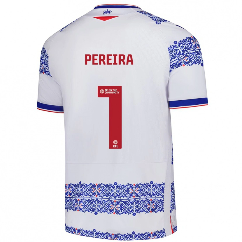 Danxen Kinder Joel Pereira #1 Weiß Blau Heimtrikot Trikot 2025/26 T-Shirt Österreich