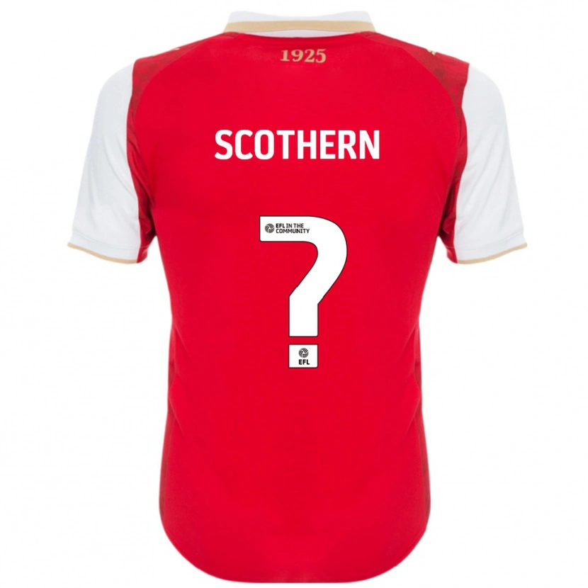 Danxen Kinder Ben Scothern #0 Rot Weiß Heimtrikot Trikot 2025/26 T-Shirt Österreich