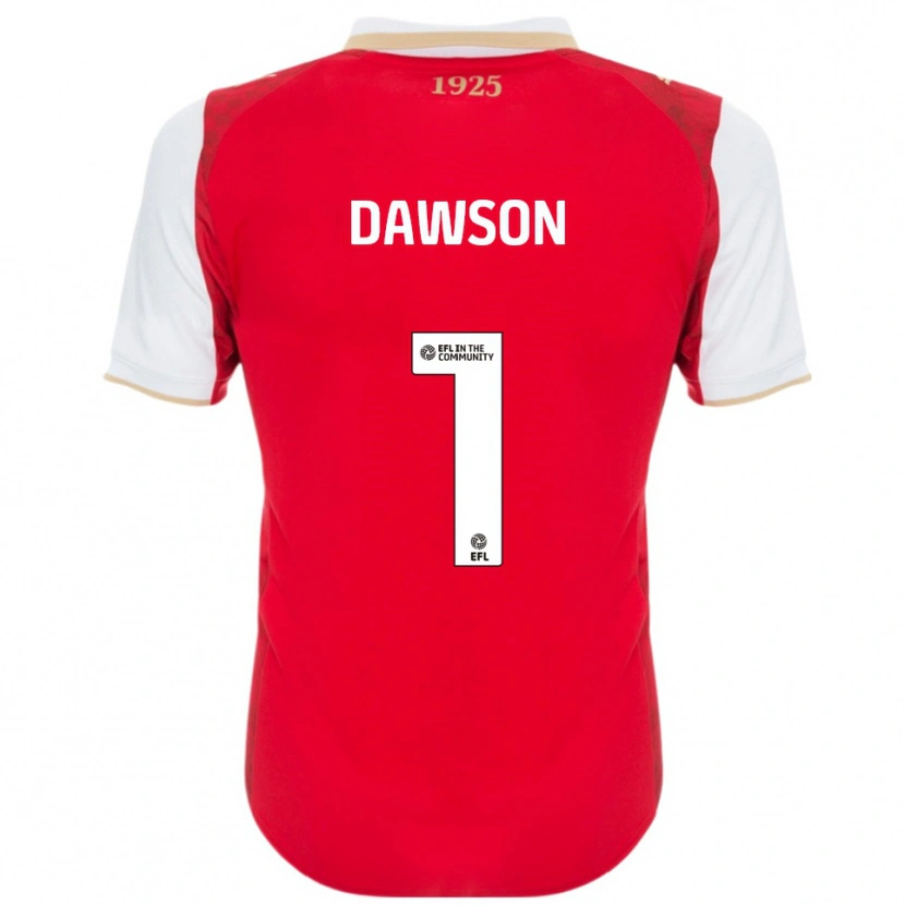 Danxen Kinder Cameron Dawson #1 Rot Weiß Heimtrikot Trikot 2025/26 T-Shirt Österreich