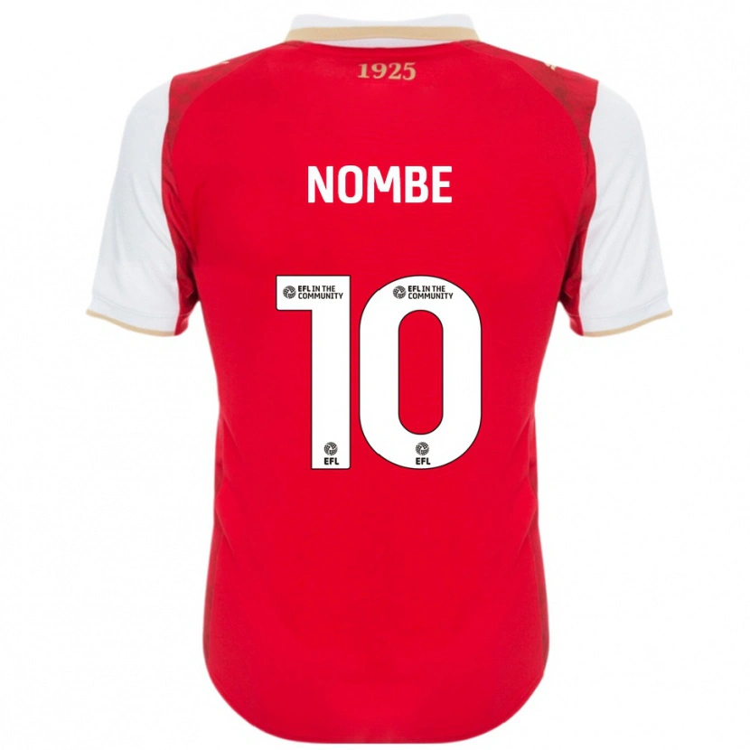 Danxen Kinder Sam Nombe #10 Rot Weiß Heimtrikot Trikot 2025/26 T-Shirt Österreich