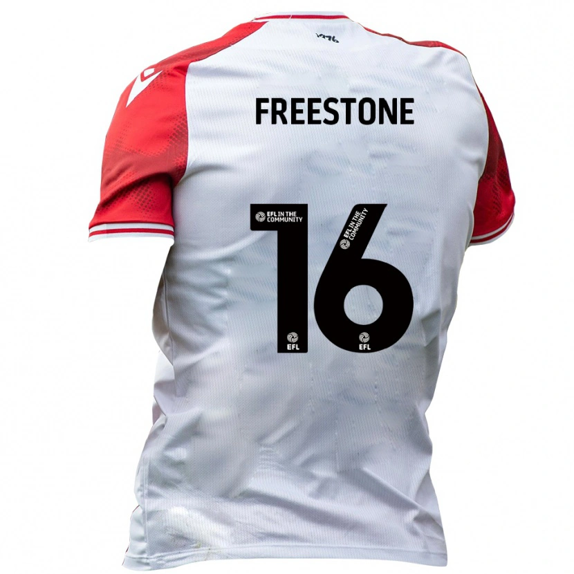 Danxen Kinder Lewis Freestone #16 Weiß Rot Heimtrikot Trikot 2025/26 T-Shirt Österreich