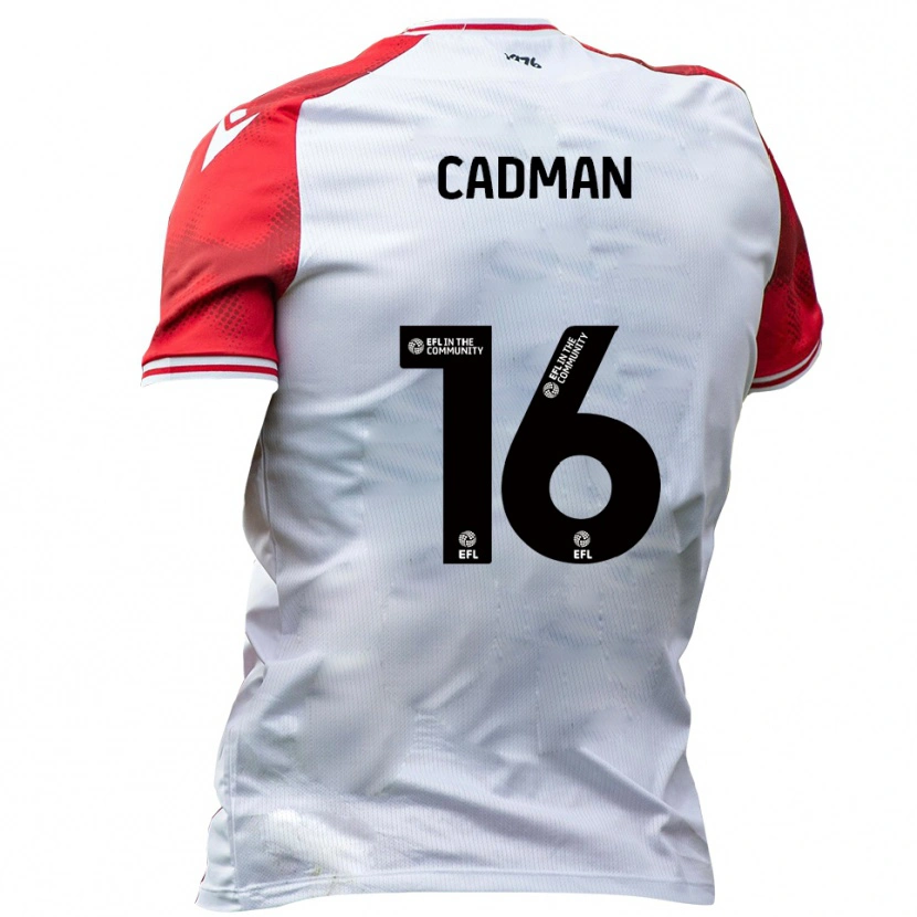 Danxen Kinder Taye Cadman #16 Weiß Rot Heimtrikot Trikot 2025/26 T-Shirt Österreich