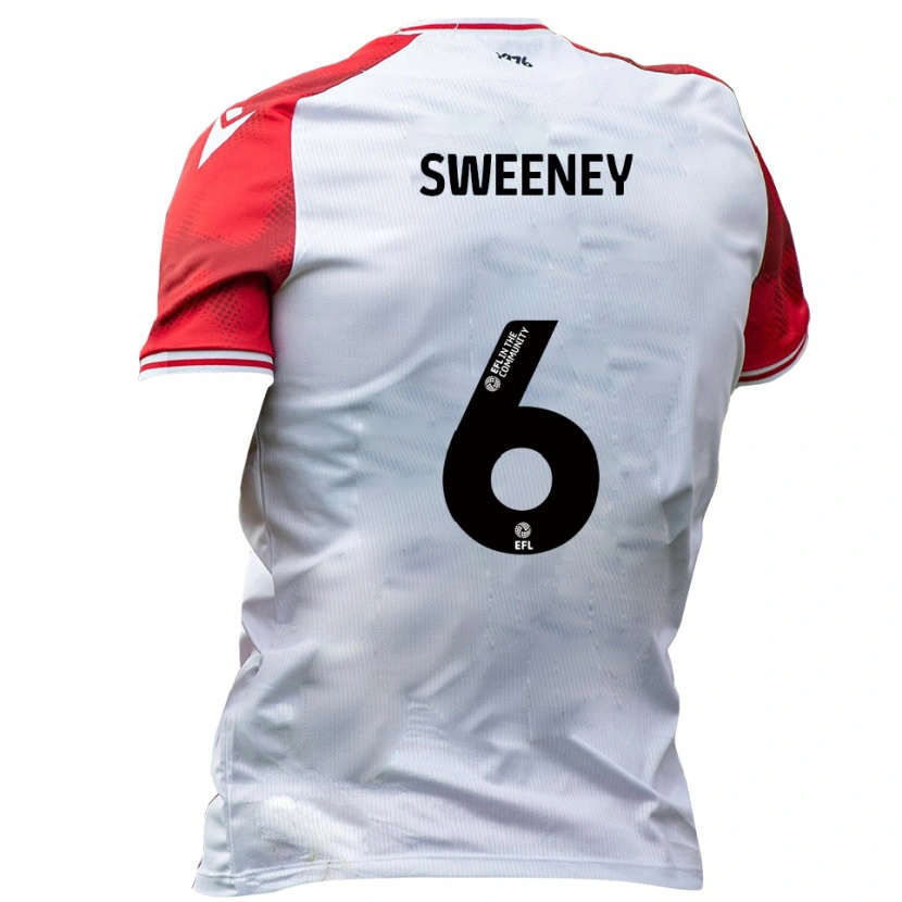 Danxen Kinder Dan Sweeney #6 Weiß Rot Heimtrikot Trikot 2025/26 T-Shirt Österreich