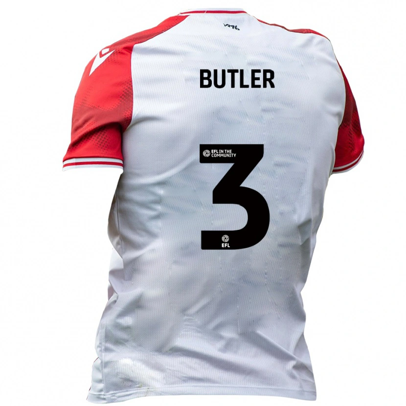 Danxen Kinder Dan Butler #3 Weiß Rot Heimtrikot Trikot 2025/26 T-Shirt Österreich