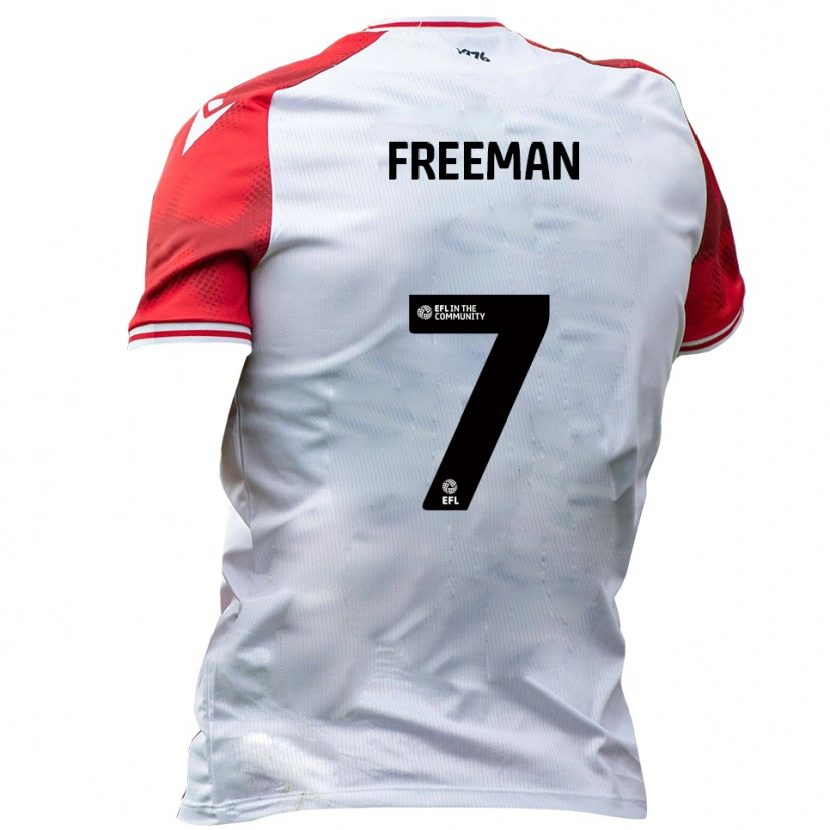 Danxen Kinder Nick Freeman #7 Weiß Rot Heimtrikot Trikot 2025/26 T-Shirt Österreich