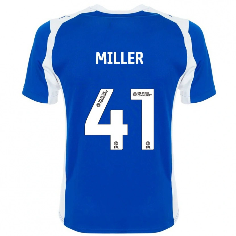Danxen Kinder K'marni Miller #41 Blau Weiß Heimtrikot Trikot 2025/26 T-Shirt Österreich