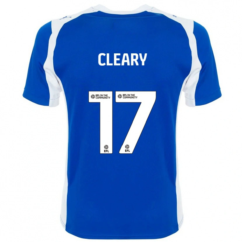 Danxen Kinder Ellie Cleary #17 Blau Weiß Heimtrikot Trikot 2025/26 T-Shirt Österreich