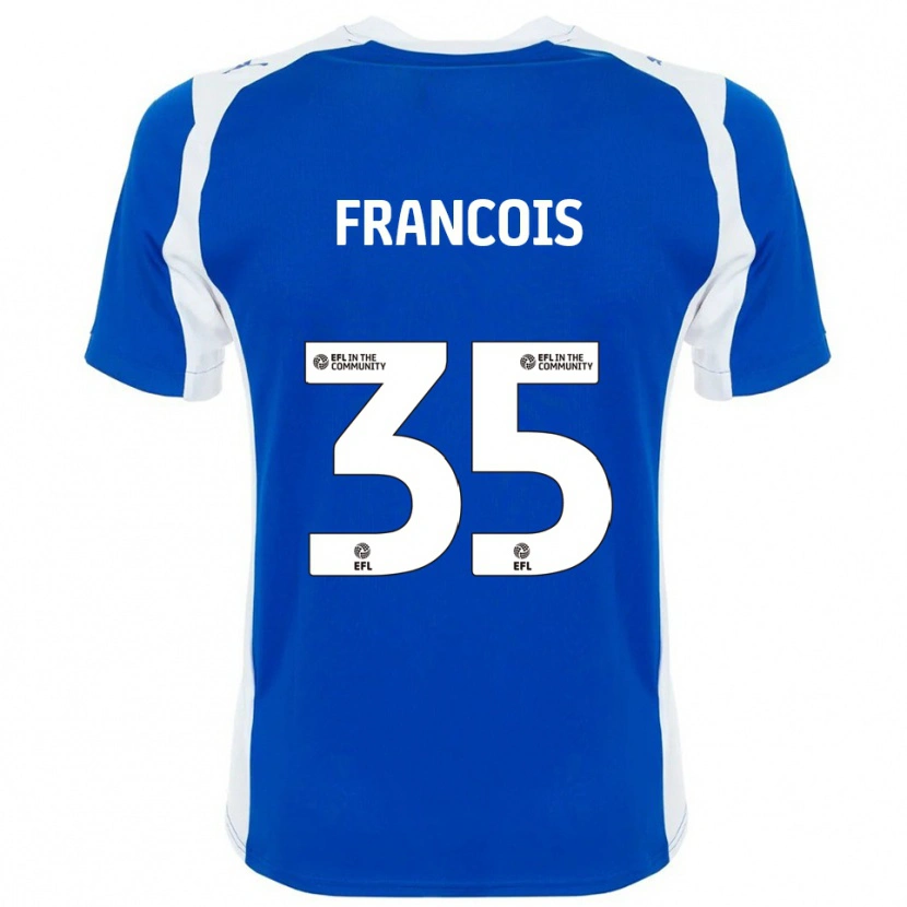 Danxen Kinder Tyrese Francois #35 Blau Weiß Heimtrikot Trikot 2025/26 T-Shirt Österreich