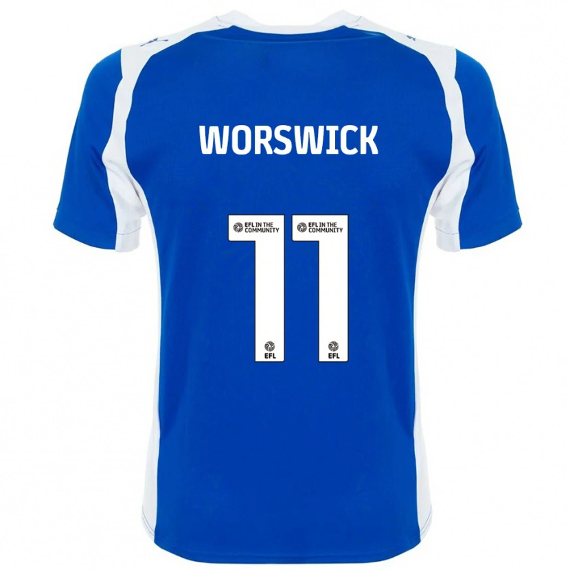 Danxen Kinder Isobel Worswick #11 Blau Weiß Heimtrikot Trikot 2025/26 T-Shirt Österreich