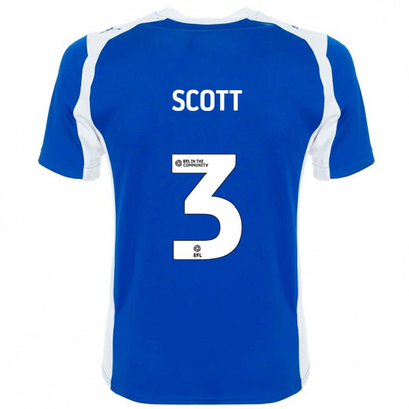 Danxen Kinder Holly Scott #3 Blau Weiß Heimtrikot Trikot 2025/26 T-Shirt Österreich