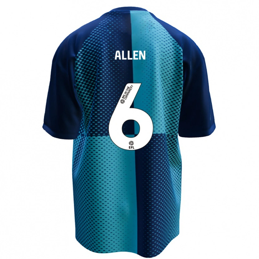 Danxen Kinder Taylor Allen #6 Blau Himmelblau Heimtrikot Trikot 2025/26 T-Shirt Österreich