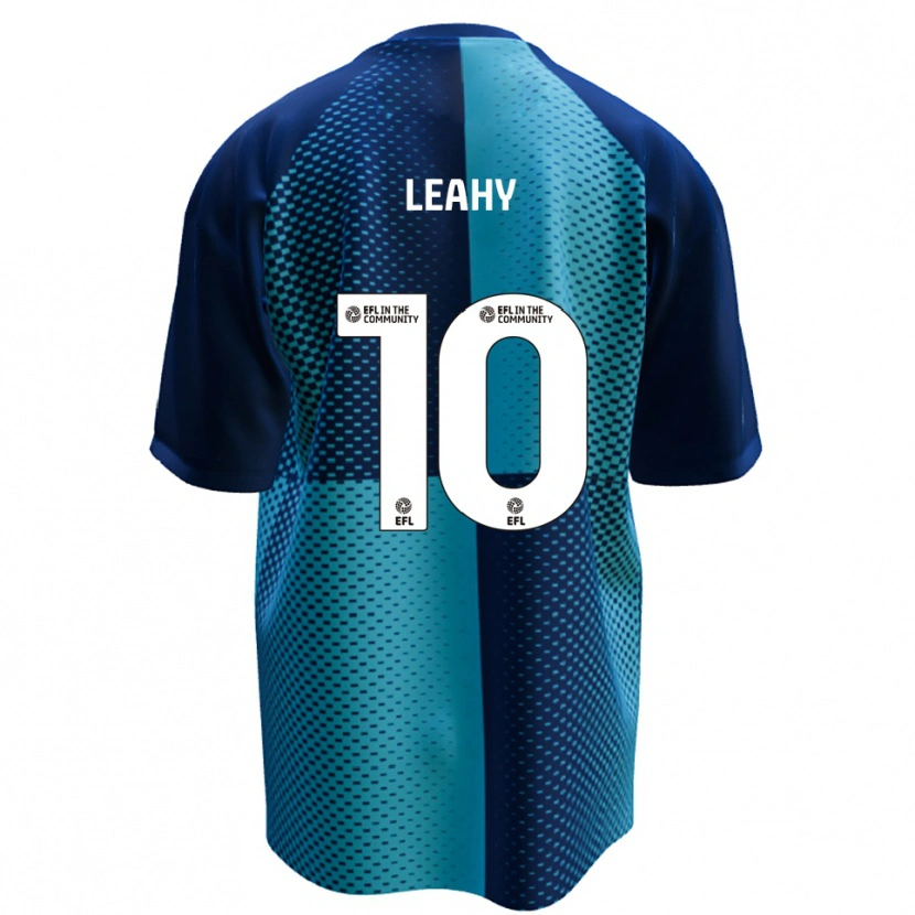 Danxen Kinder Luke Leahy #10 Blau Himmelblau Heimtrikot Trikot 2025/26 T-Shirt Österreich