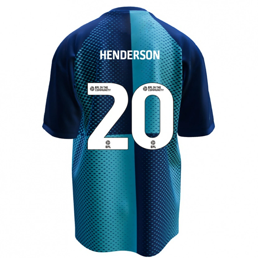 Danxen Kinder Ewan Henderson #20 Blau Himmelblau Heimtrikot Trikot 2025/26 T-Shirt Österreich