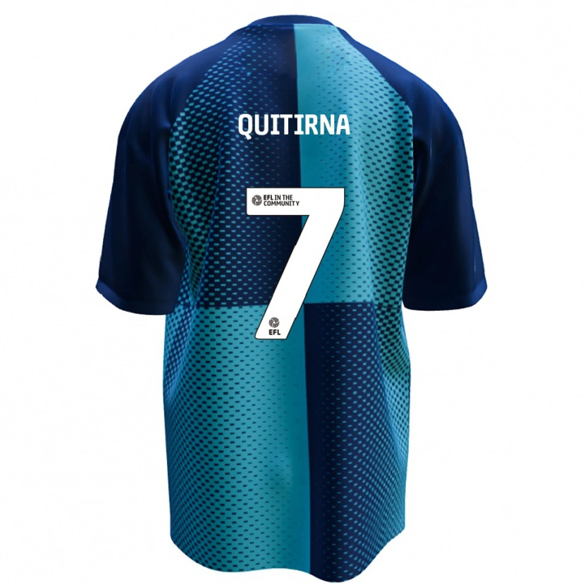 Danxen Kinder Armando Quitirna #7 Blau Himmelblau Heimtrikot Trikot 2025/26 T-Shirt Österreich