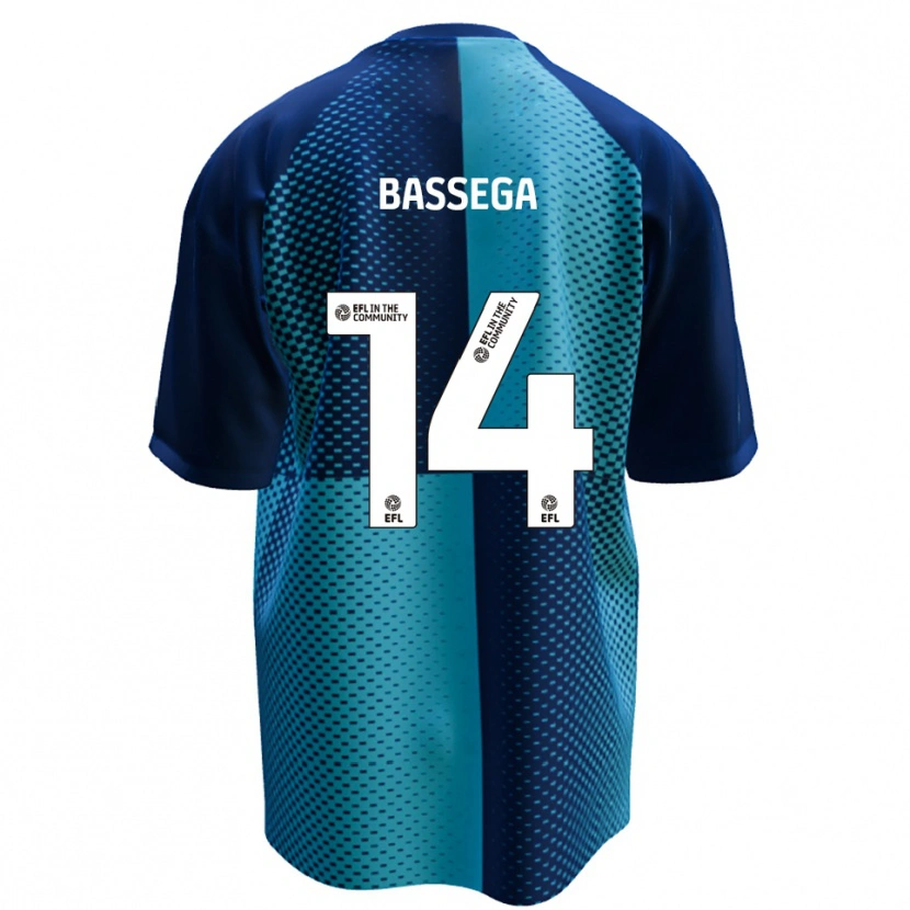 Danxen Kinder Nsemi Bassega #14 Blau Himmelblau Heimtrikot Trikot 2025/26 T-Shirt Österreich