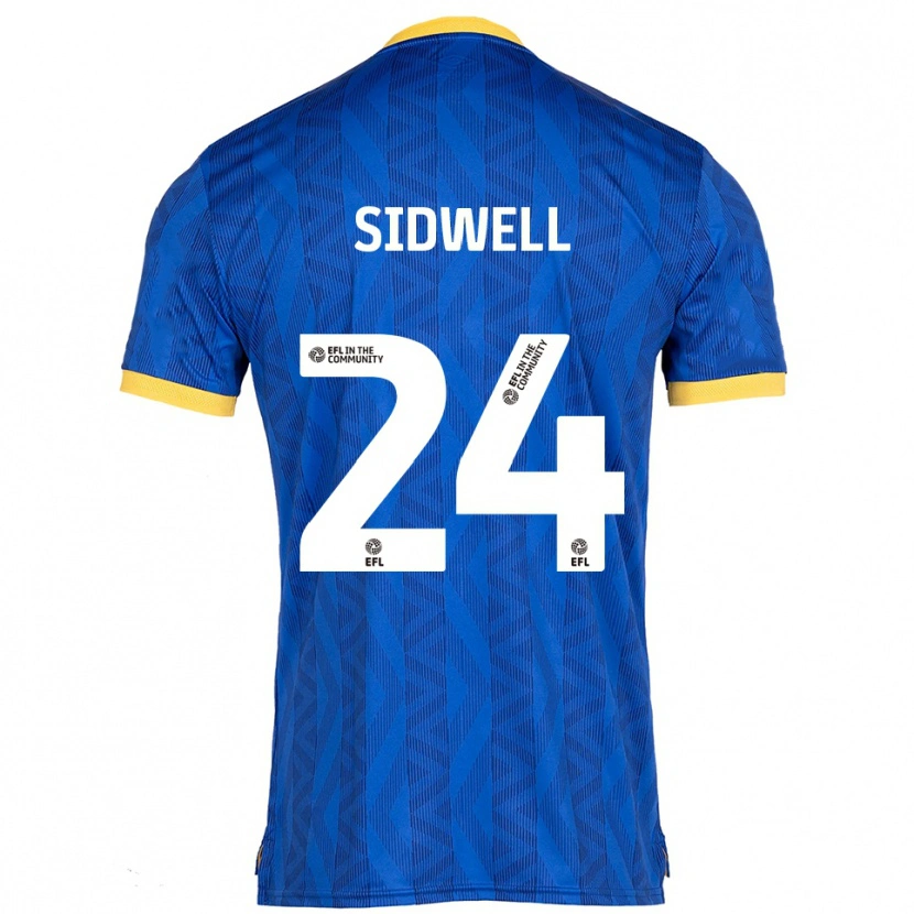 Danxen Kinder Harry Sidwell #24 Marine Gelb Heimtrikot Trikot 2025/26 T-Shirt Österreich