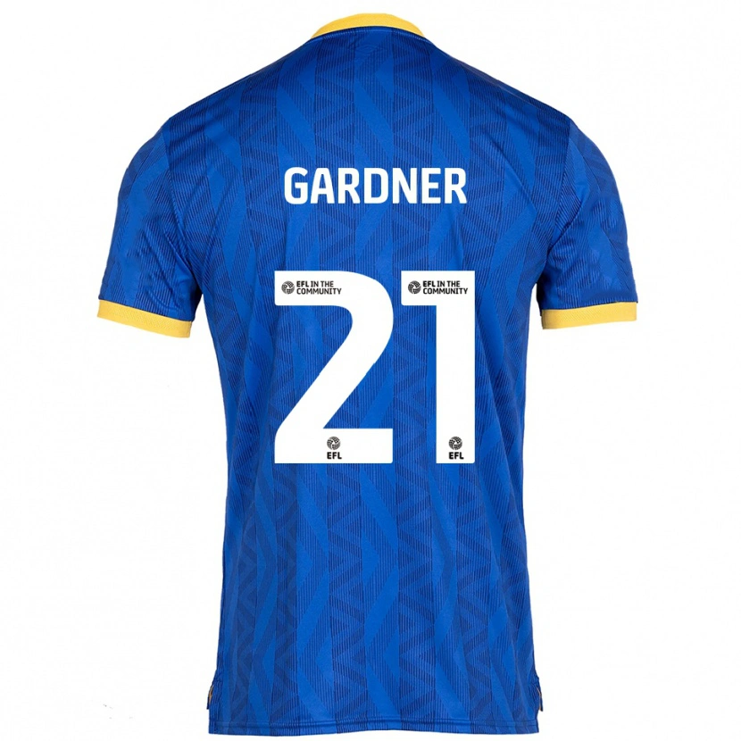 Danxen Kinder Remmi Gardner #21 Marine Gelb Heimtrikot Trikot 2025/26 T-Shirt Österreich