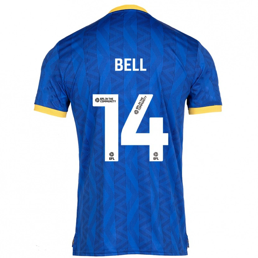 Danxen Kinder Leanne Bell #14 Marine Gelb Heimtrikot Trikot 2025/26 T-Shirt Österreich