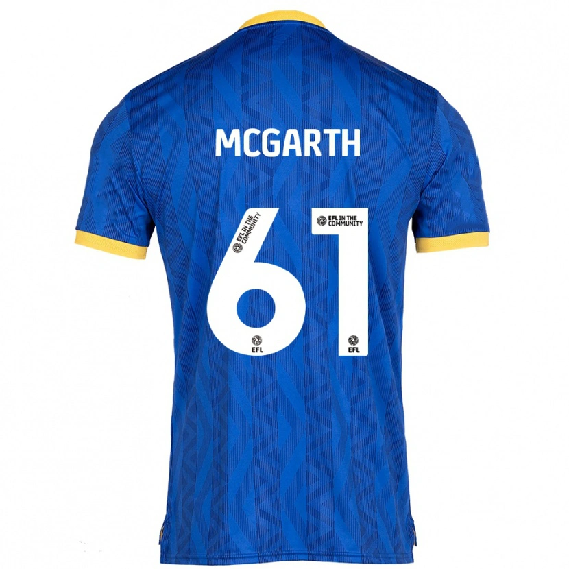 Danxen Kinder Ethan Mcgarth #61 Marine Gelb Heimtrikot Trikot 2025/26 T-Shirt Österreich