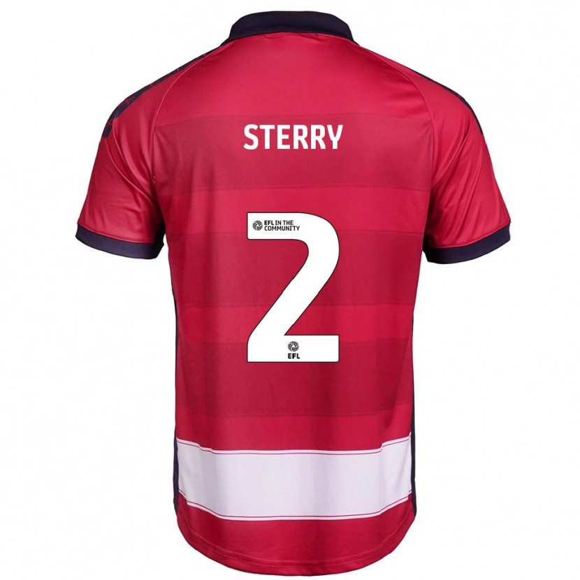 Danxen Kinder Jamie Sterry #2 Rot Weiß Heimtrikot Trikot 2025/26 T-Shirt Österreich