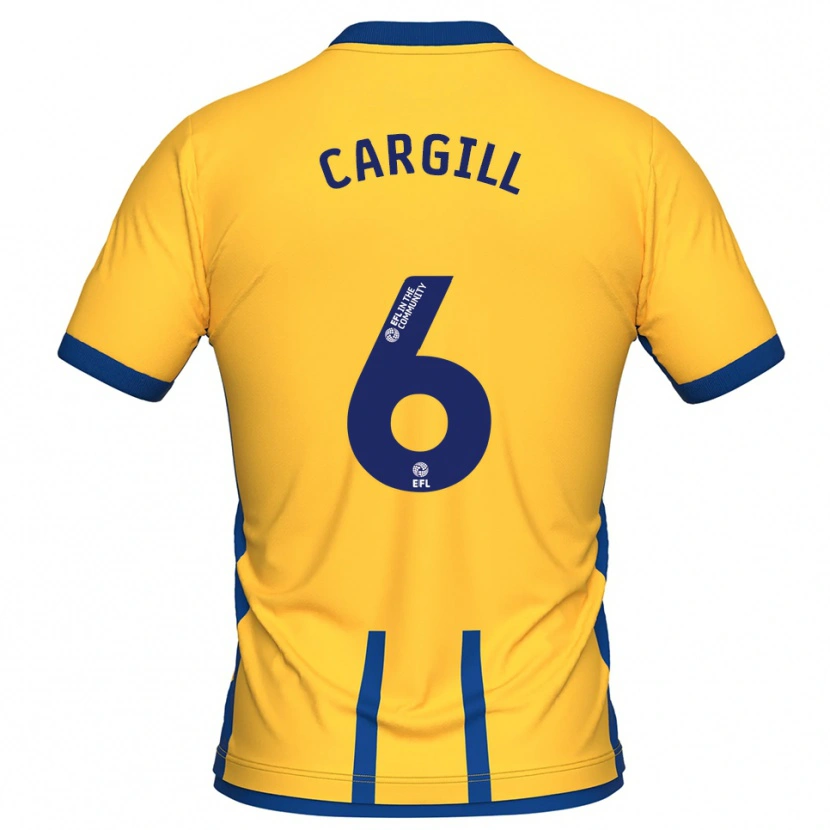 Danxen Kinder Baily Cargill #6 Gelb Blau Heimtrikot Trikot 2025/26 T-Shirt Österreich