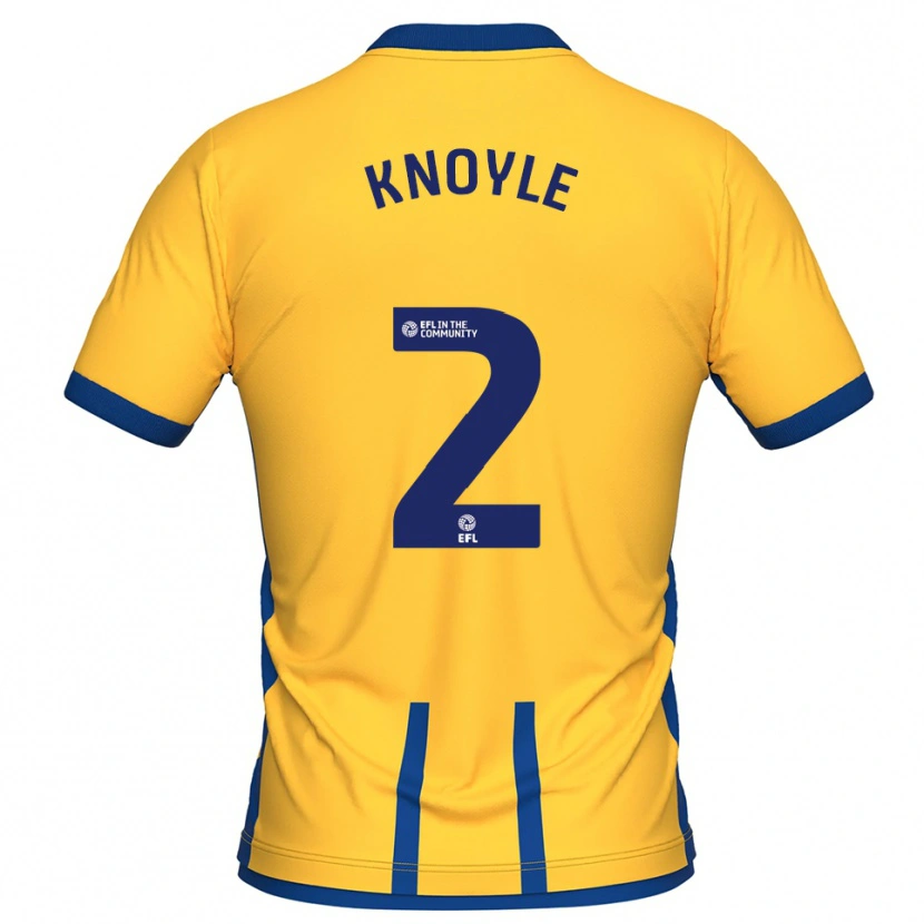 Danxen Kinder Kyle Knoyle #2 Gelb Blau Heimtrikot Trikot 2025/26 T-Shirt Österreich