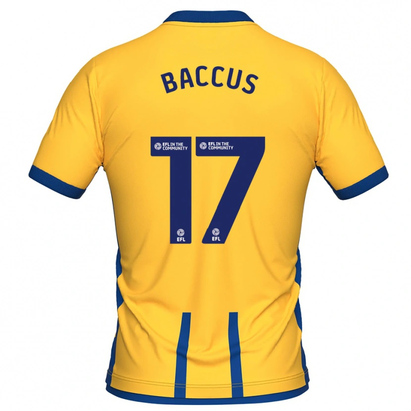 Danxen Kinder Keanu Baccus #17 Gelb Blau Heimtrikot Trikot 2025/26 T-Shirt Österreich