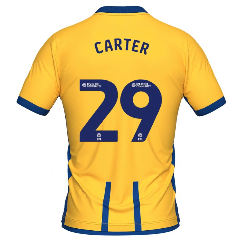 Danxen Kinder Charlie Carter #29 Gelb Blau Heimtrikot Trikot 2025/26 T-Shirt Österreich