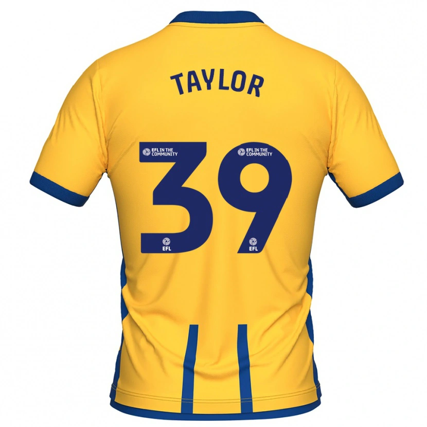 Danxen Kinder Oliver Taylor #39 Gelb Blau Heimtrikot Trikot 2025/26 T-Shirt Österreich