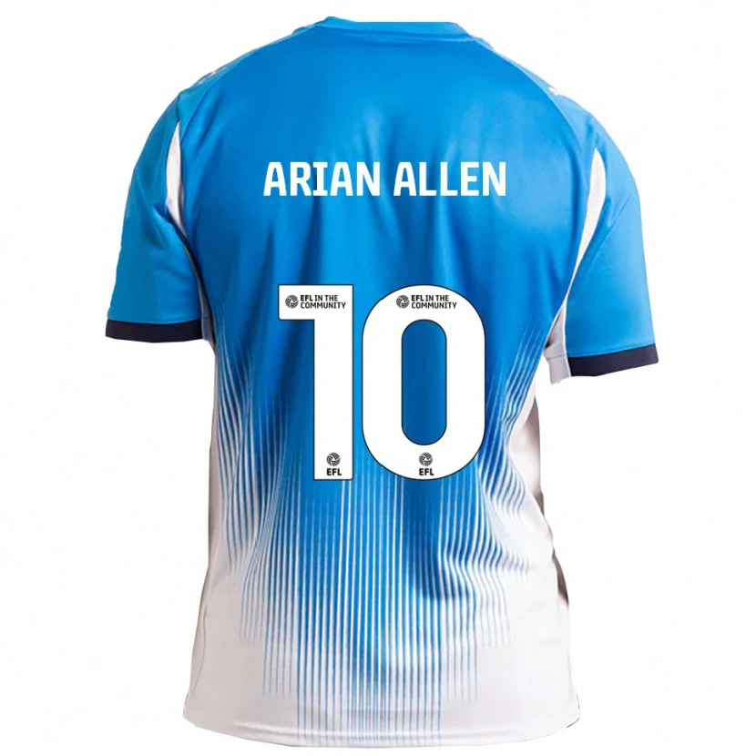 Danxen Kinder Arian Allen #10 Blau Weiß Heimtrikot Trikot 2025/26 T-Shirt Österreich
