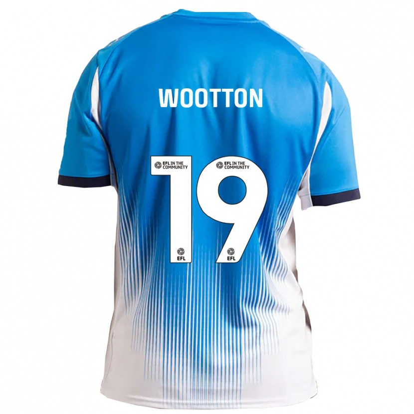 Danxen Kinder Kyle Wootton #19 Blau Weiß Heimtrikot Trikot 2025/26 T-Shirt Österreich