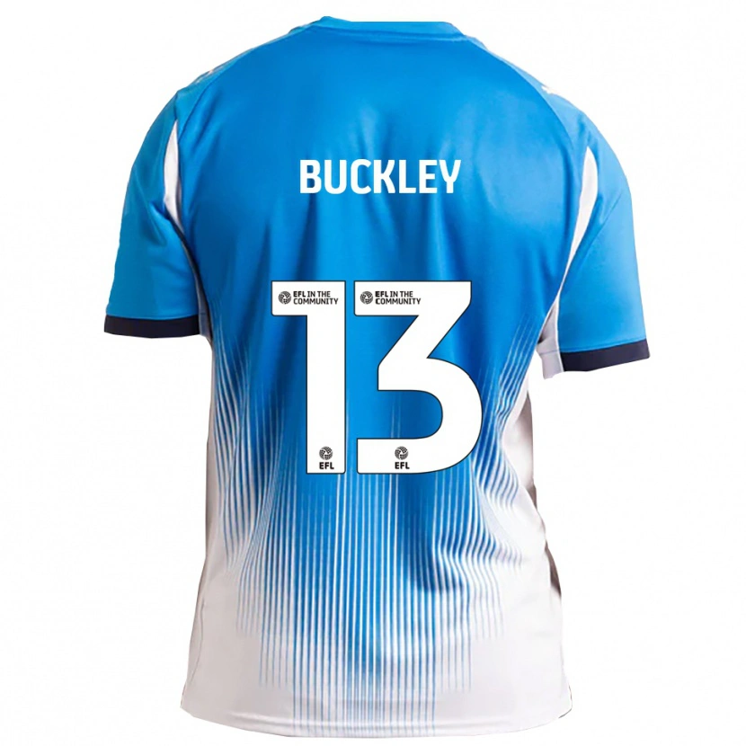 Danxen Kinder Benjamin Buckley #13 Blau Weiß Heimtrikot Trikot 2025/26 T-Shirt Österreich