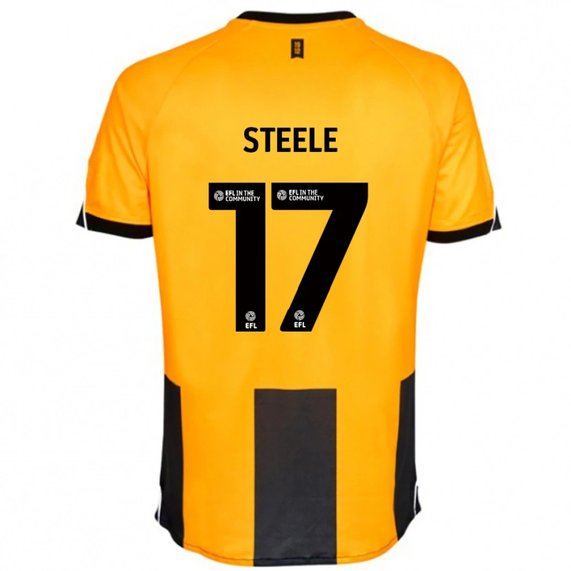 Danxen Kinder Fran Steele #17 Orange Schwarz Heimtrikot Trikot 2025/26 T-Shirt Österreich