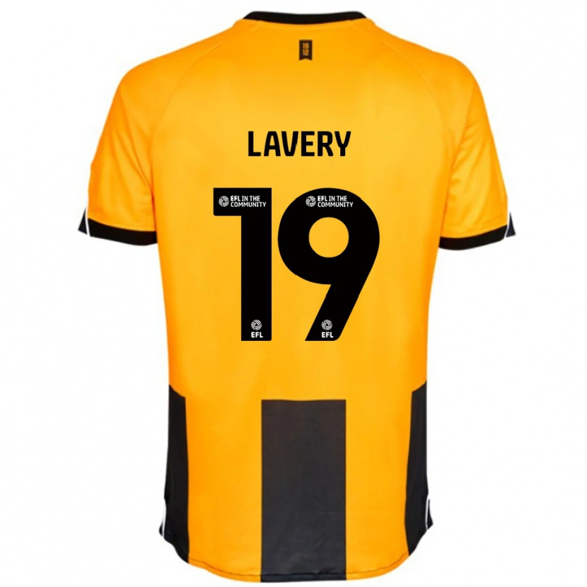 Danxen Kinder Shayne Lavery #19 Orange Schwarz Heimtrikot Trikot 2025/26 T-Shirt Österreich