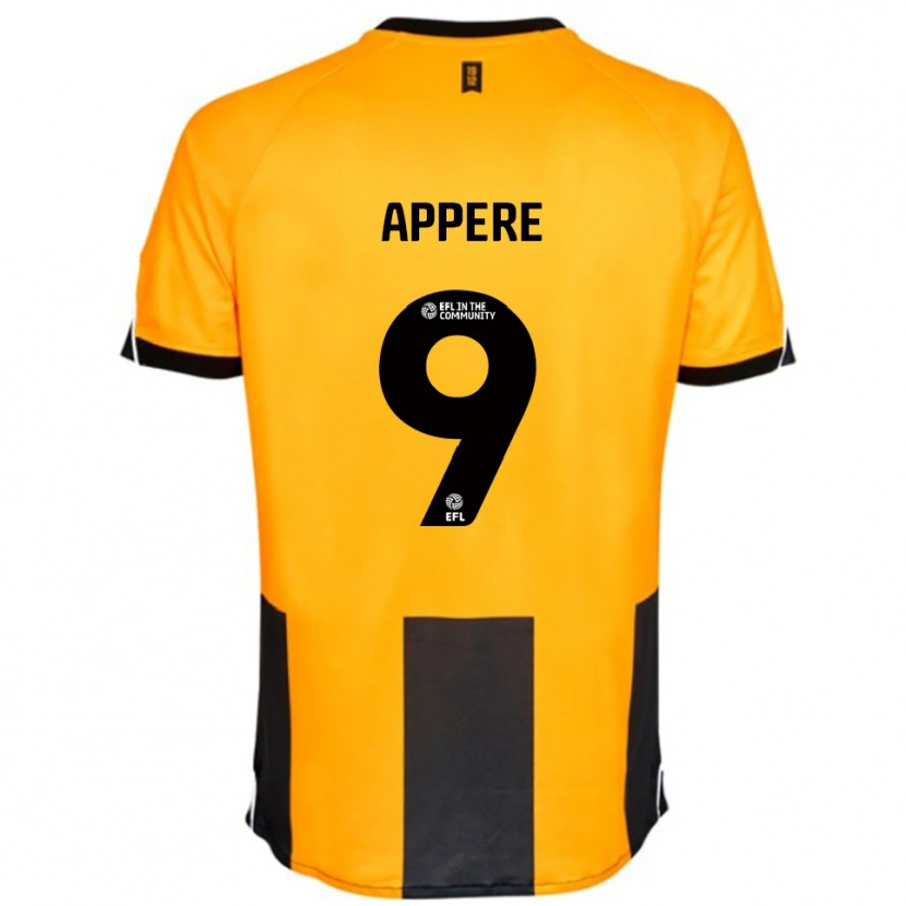 Danxen Kinder Louis Appéré #9 Orange Schwarz Heimtrikot Trikot 2025/26 T-Shirt Österreich