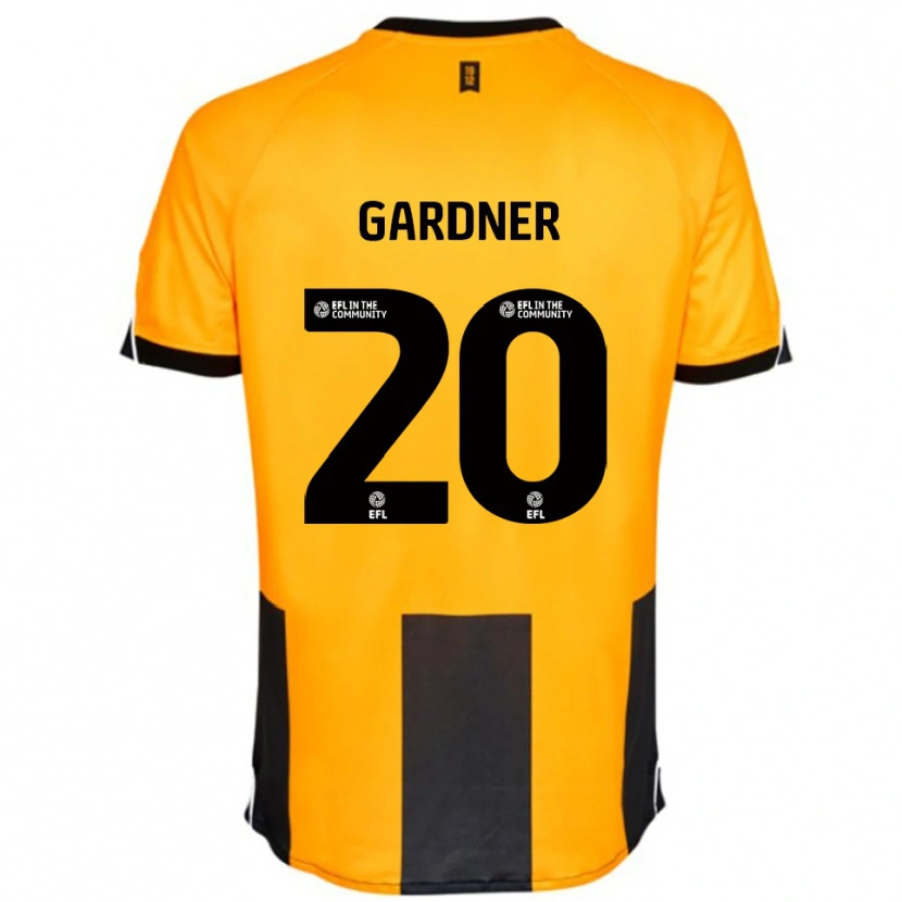 Danxen Kinder Gary Gardner #20 Orange Schwarz Heimtrikot Trikot 2025/26 T-Shirt Österreich
