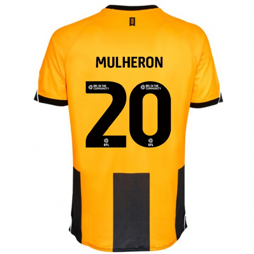 Danxen Kinder Bronwyn Mulheron #20 Orange Schwarz Heimtrikot Trikot 2025/26 T-Shirt Österreich